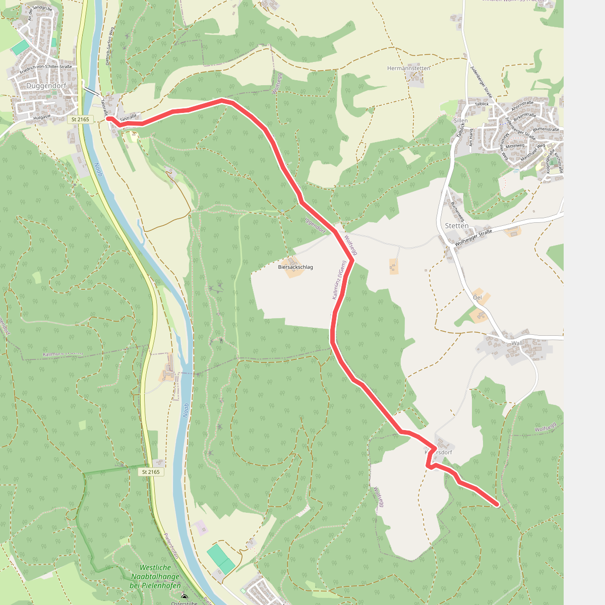 W 50 Duggendorf - W49 (Grünes Rechteck)