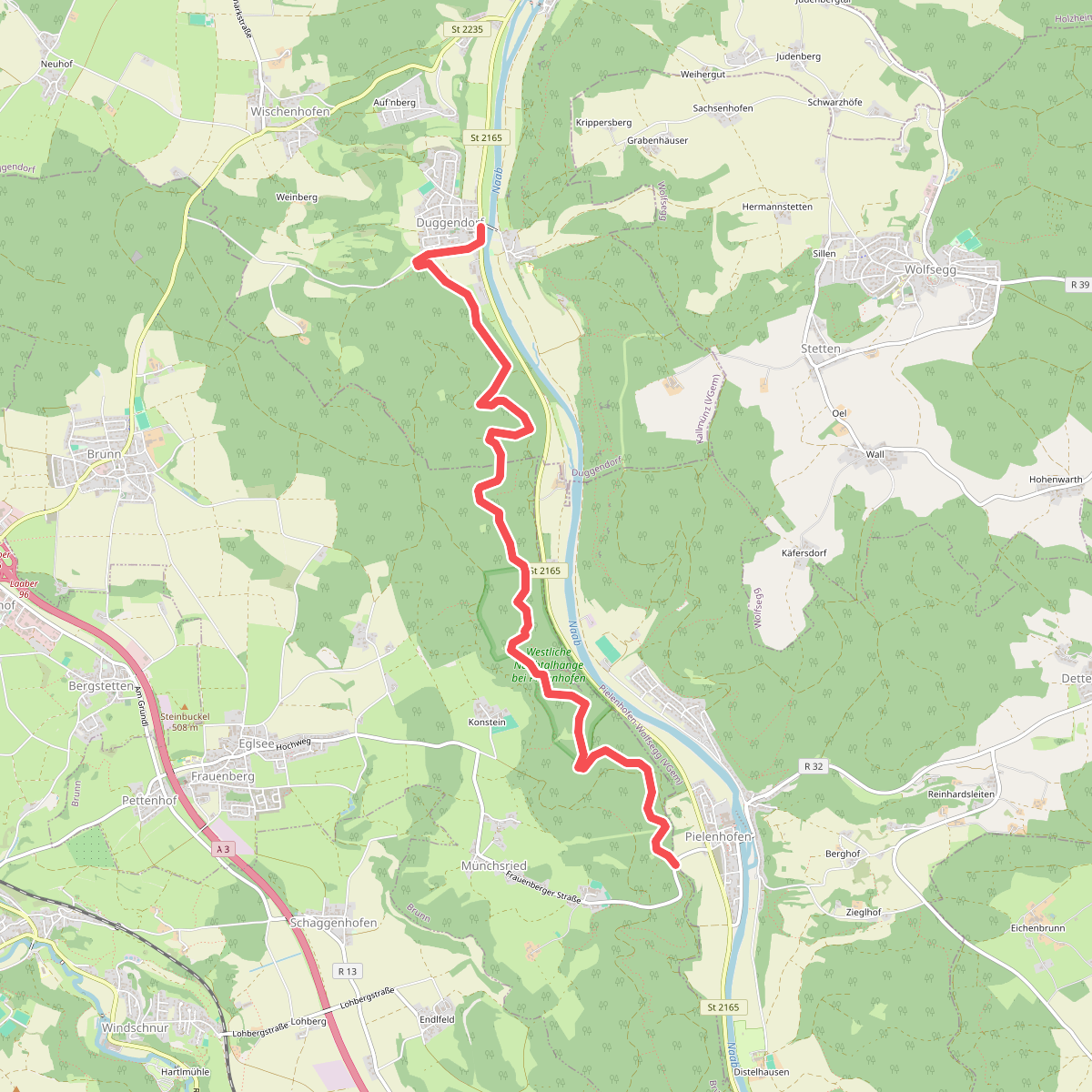 W 52 Pielenhofen - Duggendorf (Grünes Rechteck)