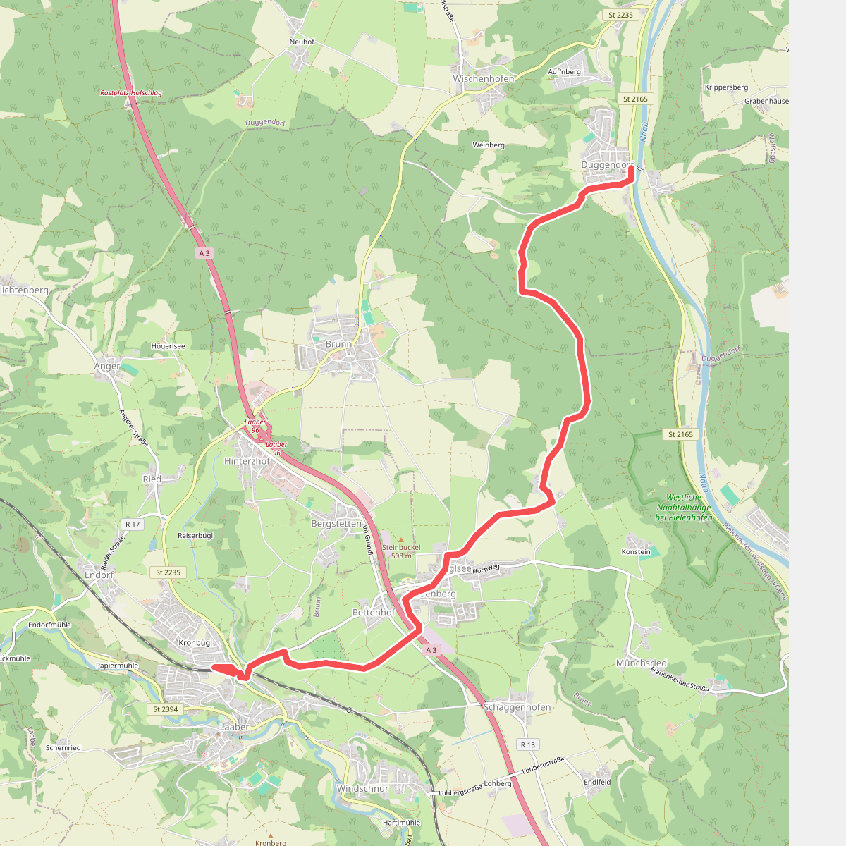 W 58 Duggendorf - Laaber (Grünes Dreieck)