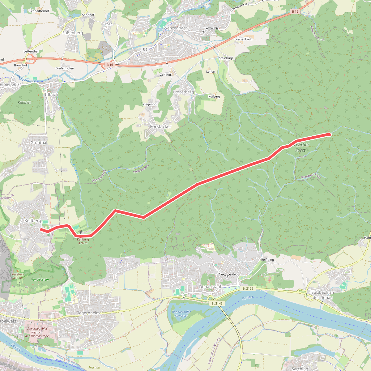O 01 Keilberg - Silberweiher (Rotes Dreieck)