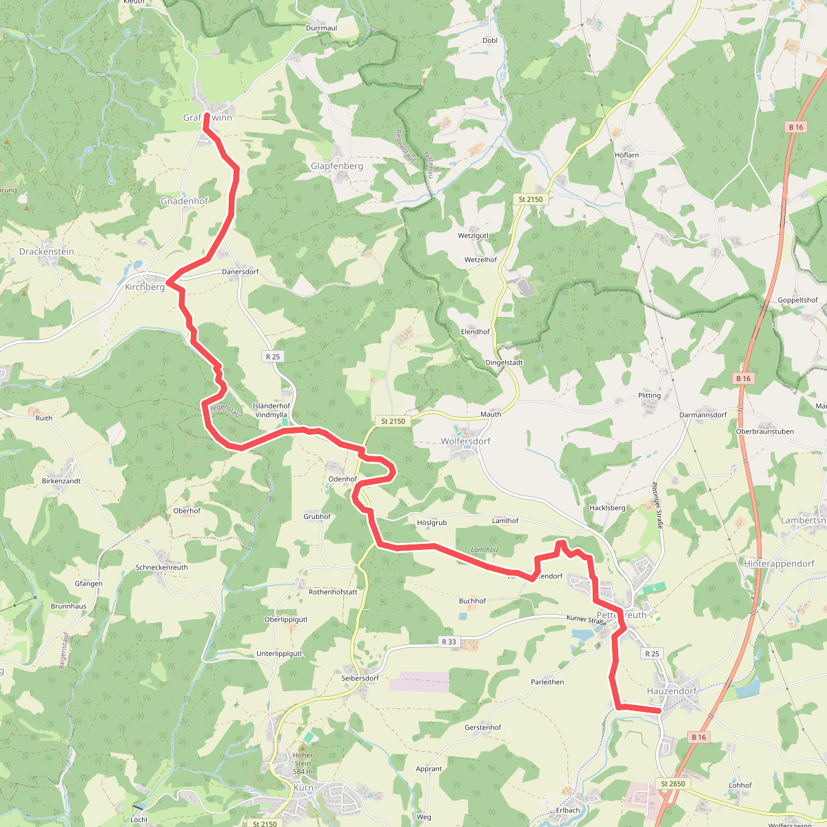 O 41 Grafenwinn - Hauzendorf (Rotes Dreieck)