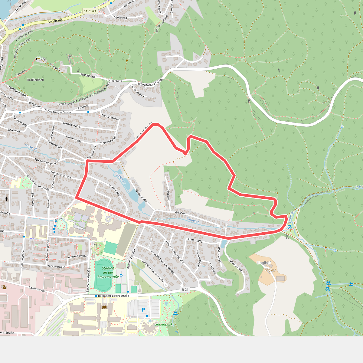 Wanderfreunde Regenstauf: Amselweg
