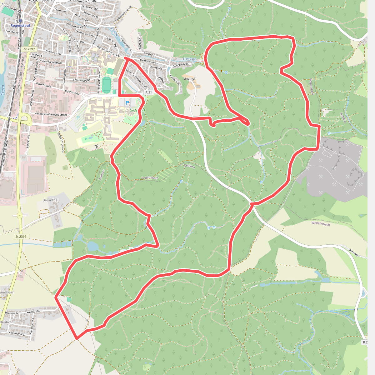 Wanderfreunde Regenstauf: Habichtweg