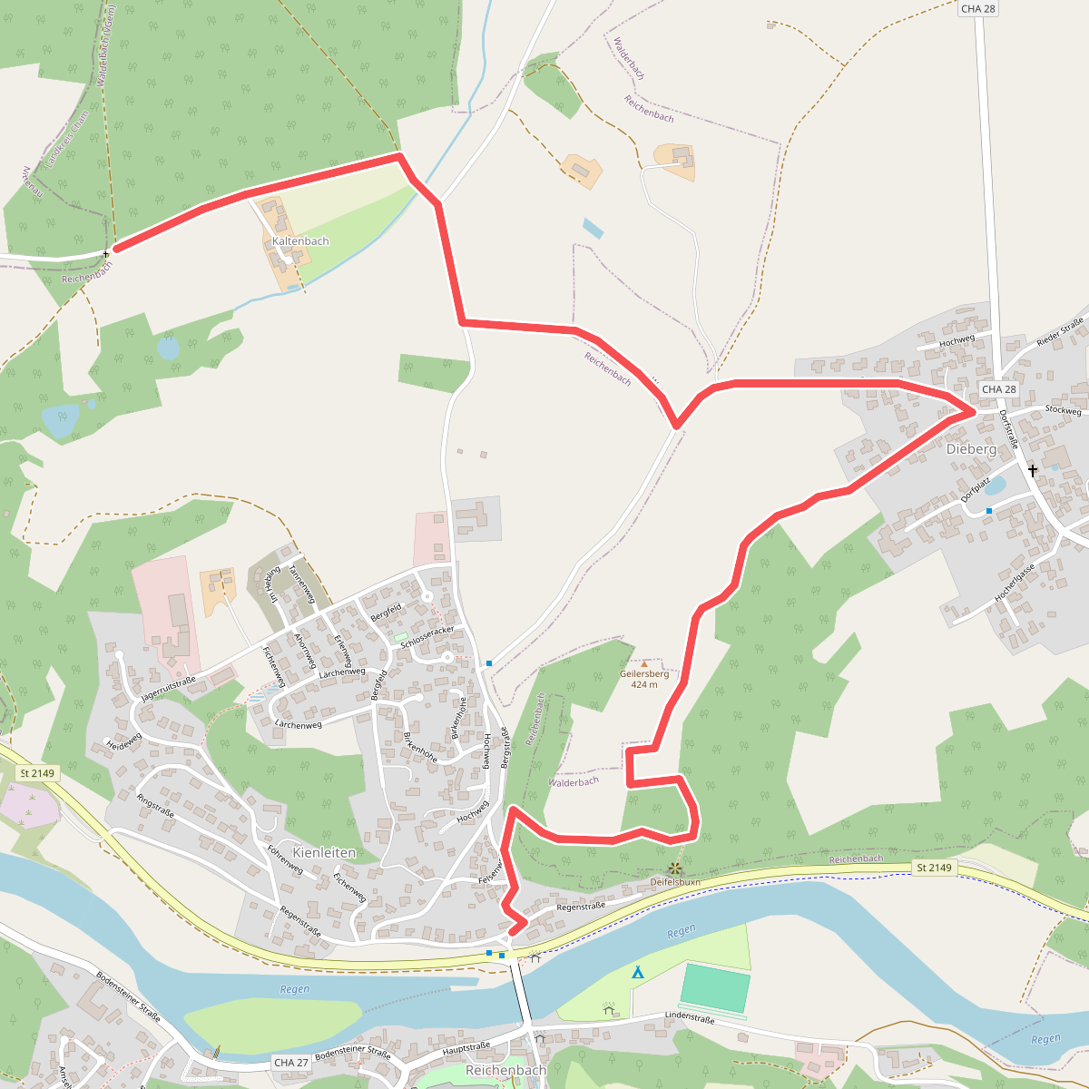 Wilder Mann 33 / Re 3 »Deifelsbuxnweg«, Naturpark Vorderer Bayerischer Wald