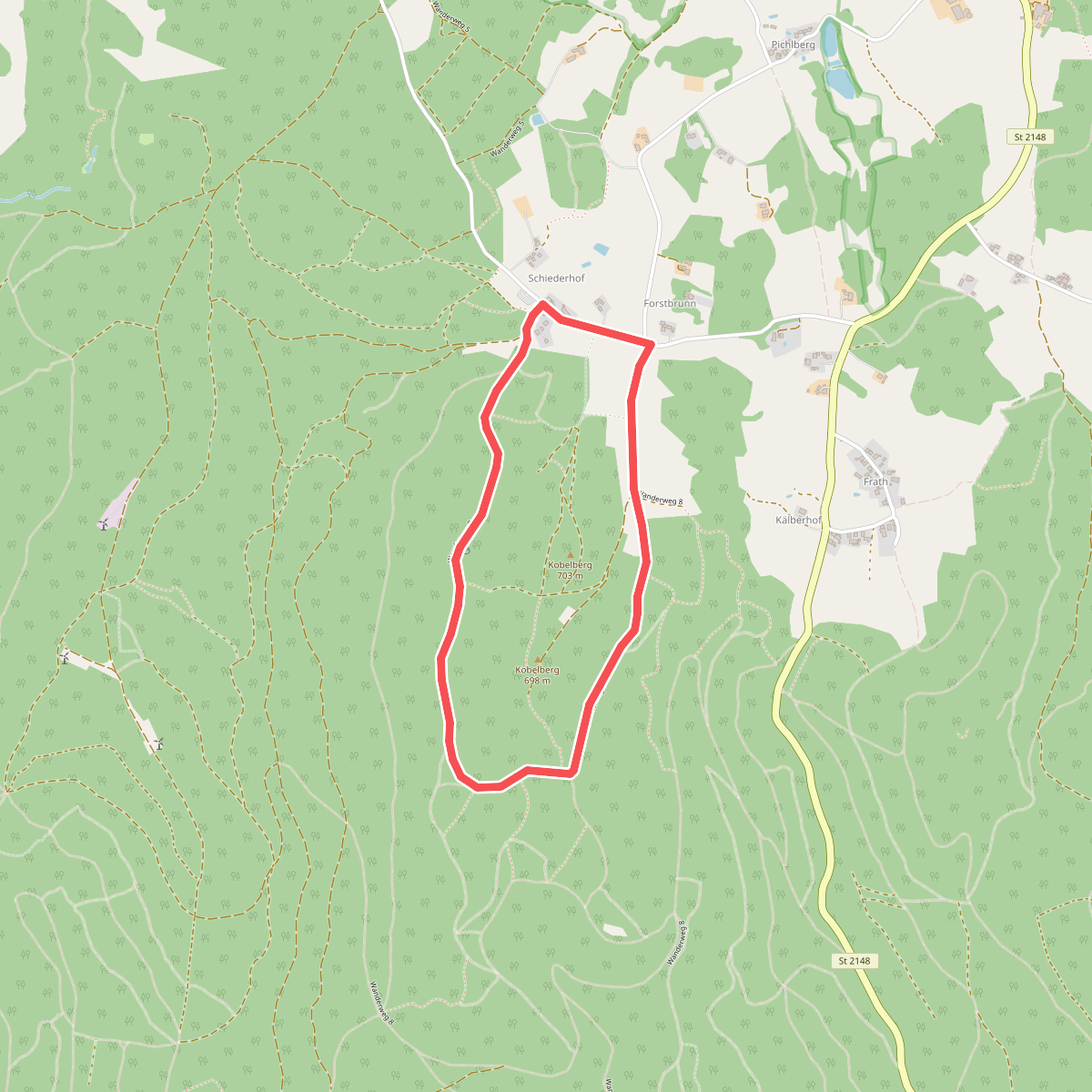 Rundwanderweg 7: Naturerlebnisweg Kobelberg