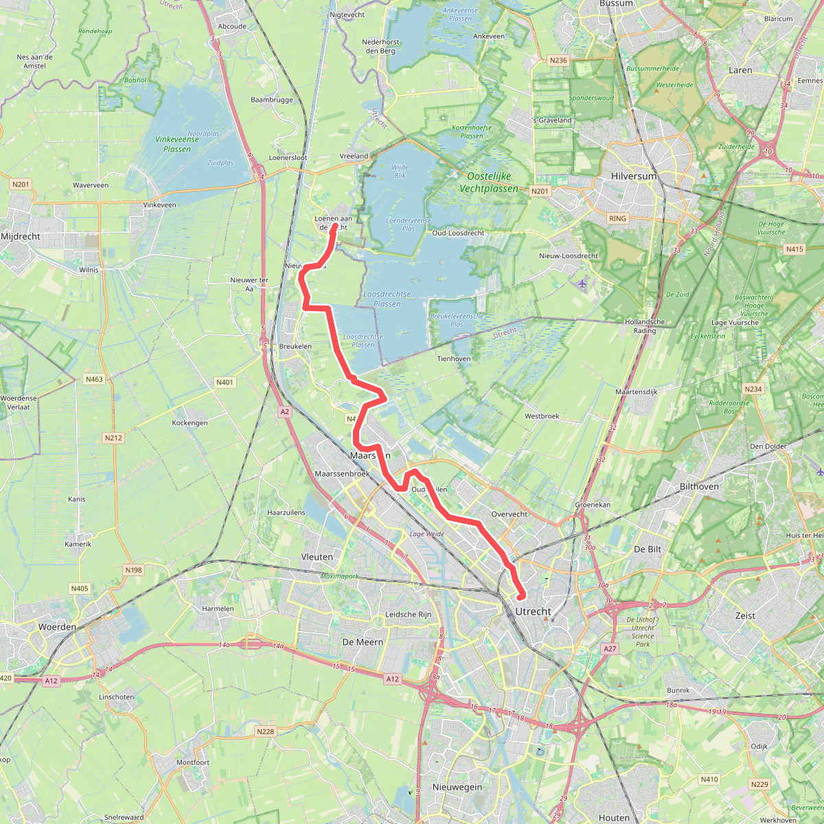 Loenen a.d. Vecht - Utrecht · Jacobsweg Amstelredam etappe 6