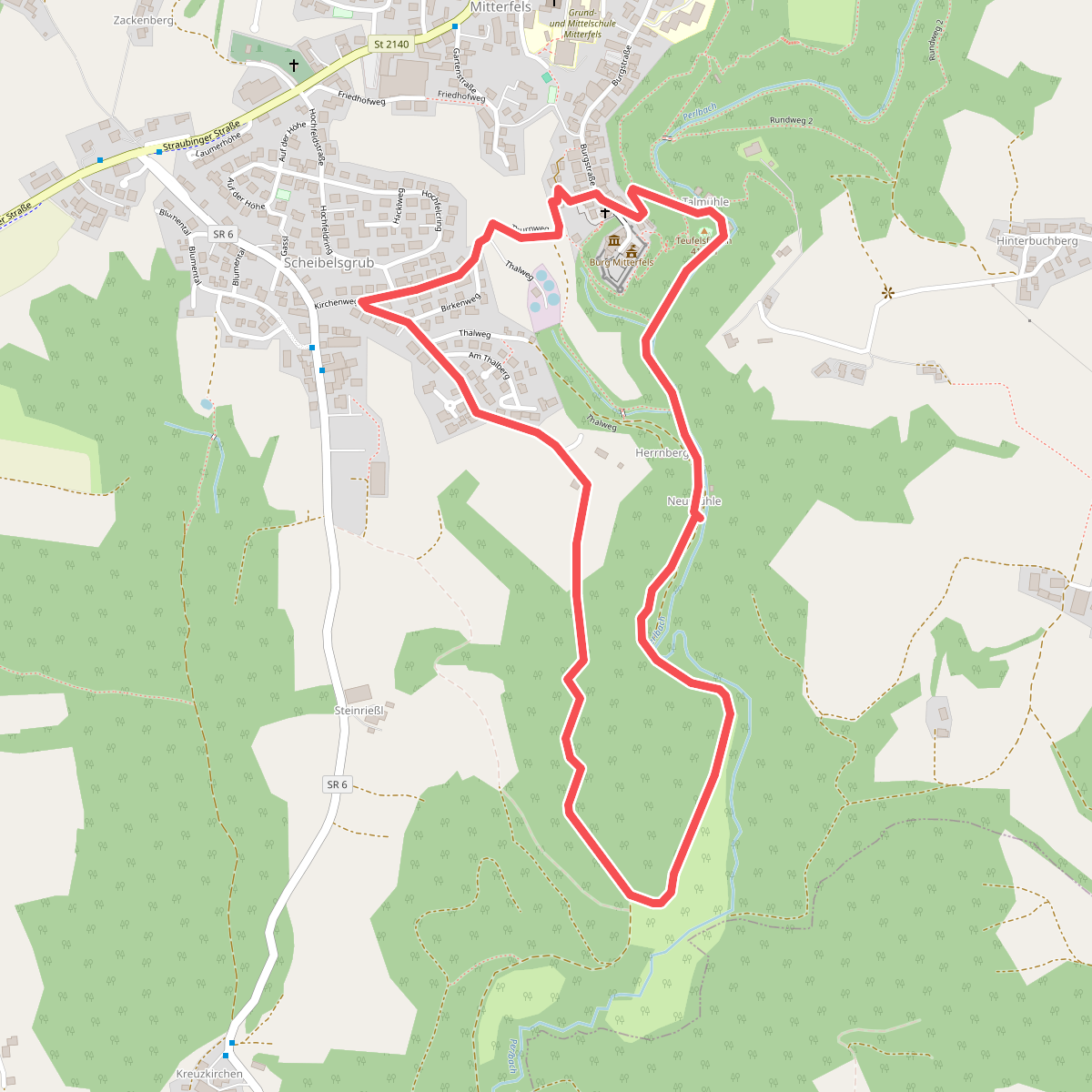 Weingartenweg Variante A