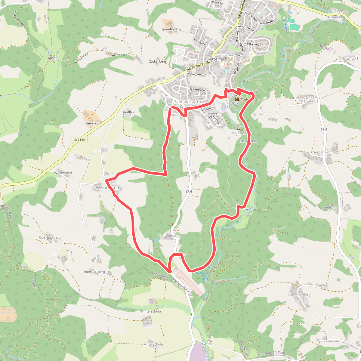 Weingartenweg Variante B