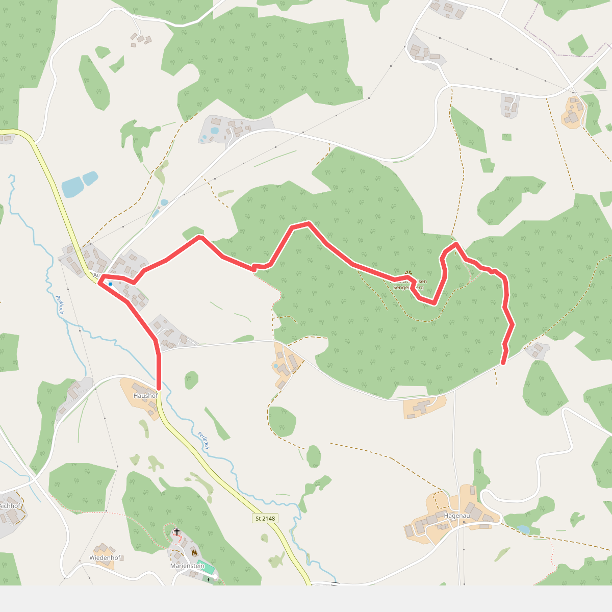 Wilder Mann 094 »Sengersbergweg«, Naturpark Vorderer Bayerischer Wald