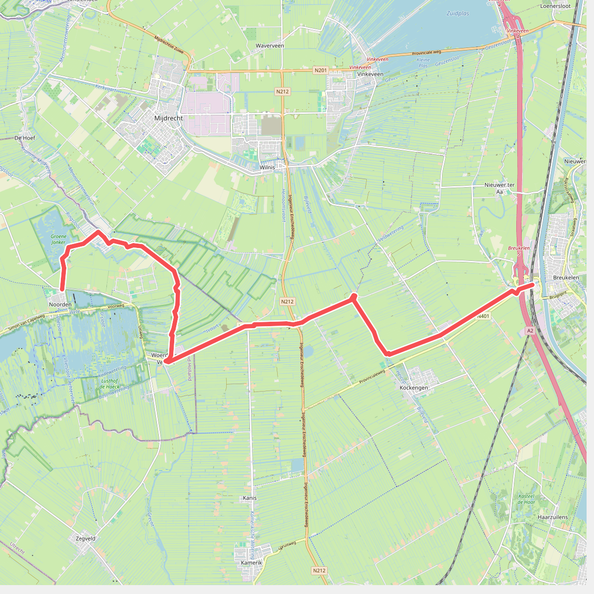 Breukelen - Noorden · Marskramerpad etappe 16