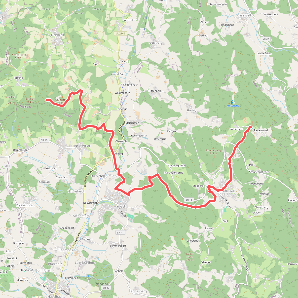 Goldsteig Rundweg Nr.27A Haibach