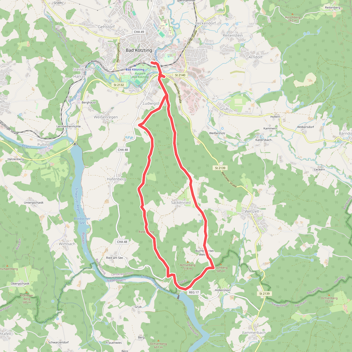 Bk02 Rundwanderweg Höllensteinsee - Sackenried