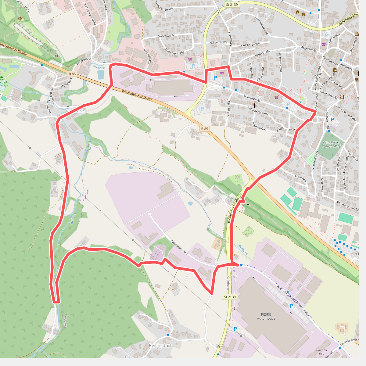 Viechtach, Rundweg Nr. 3