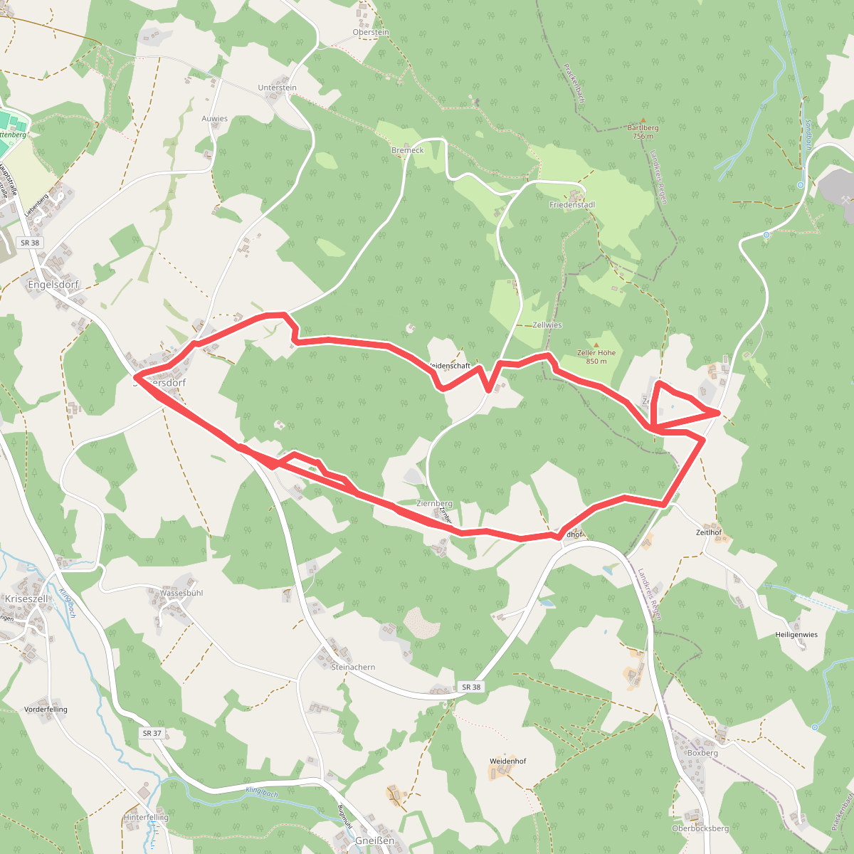 Zeller-Höhen-Rundweg (Rattenberger Wanderweg 1)