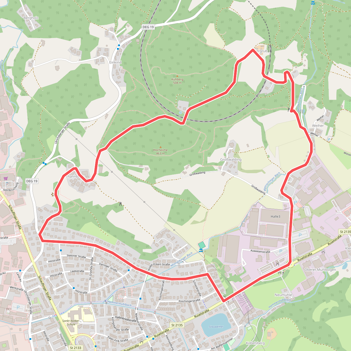 Deggendorf Rundwanderweg Nr.1