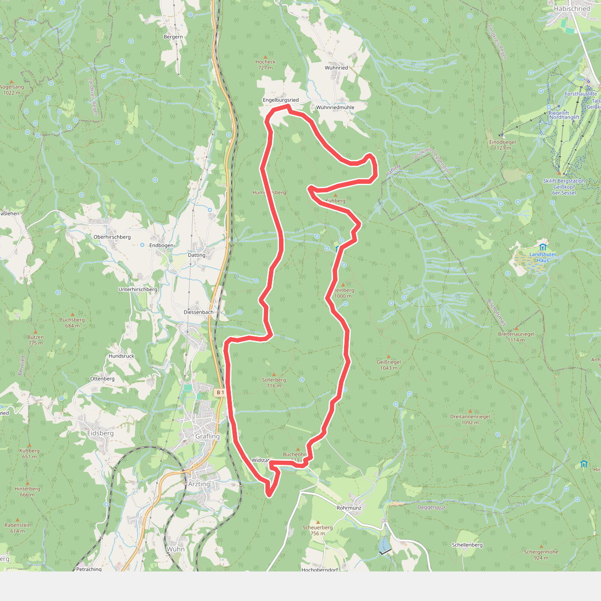 Graflinger Tal Rundwanderweg Nr. 1