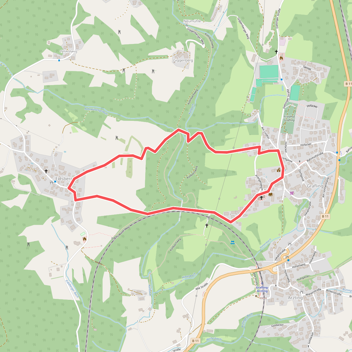 Graflinger Tal Rundwanderweg Nr. 4