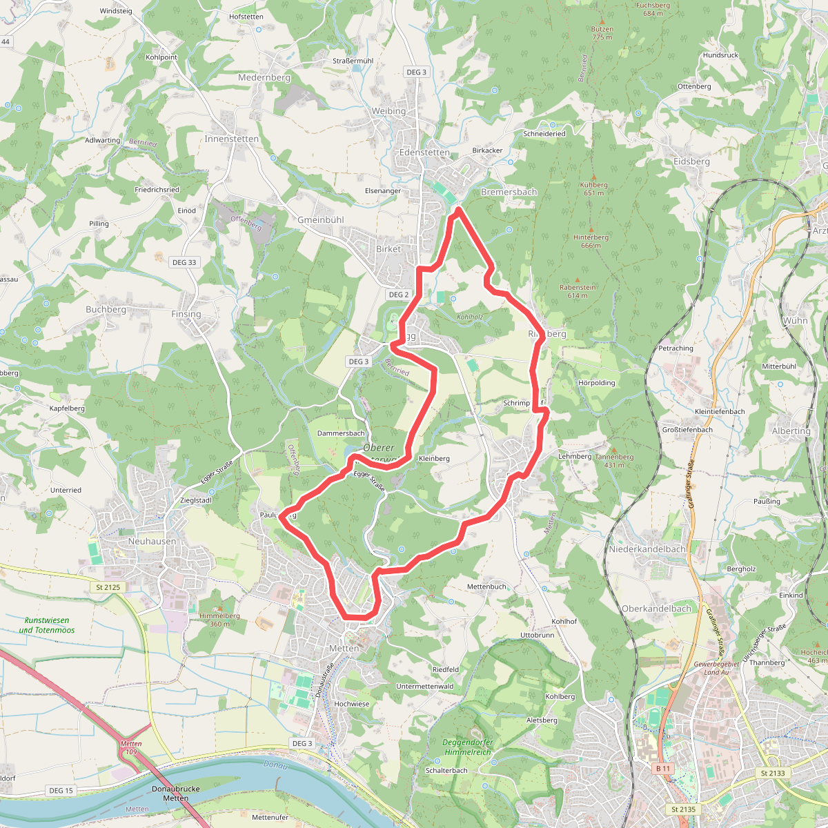 Mettener Rundwanderweg Nr. 10
