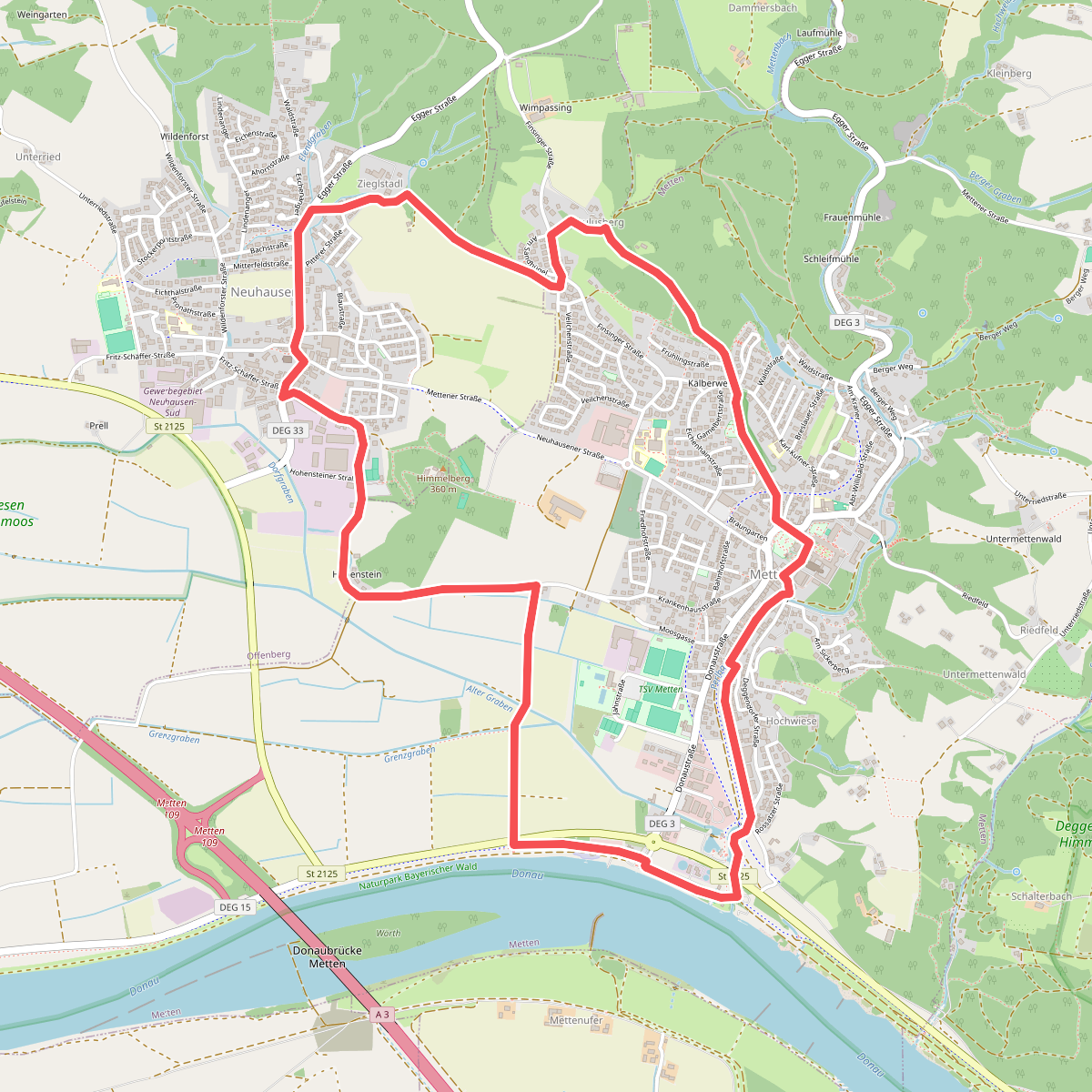 Mettener Rundwanderweg Nr. 7