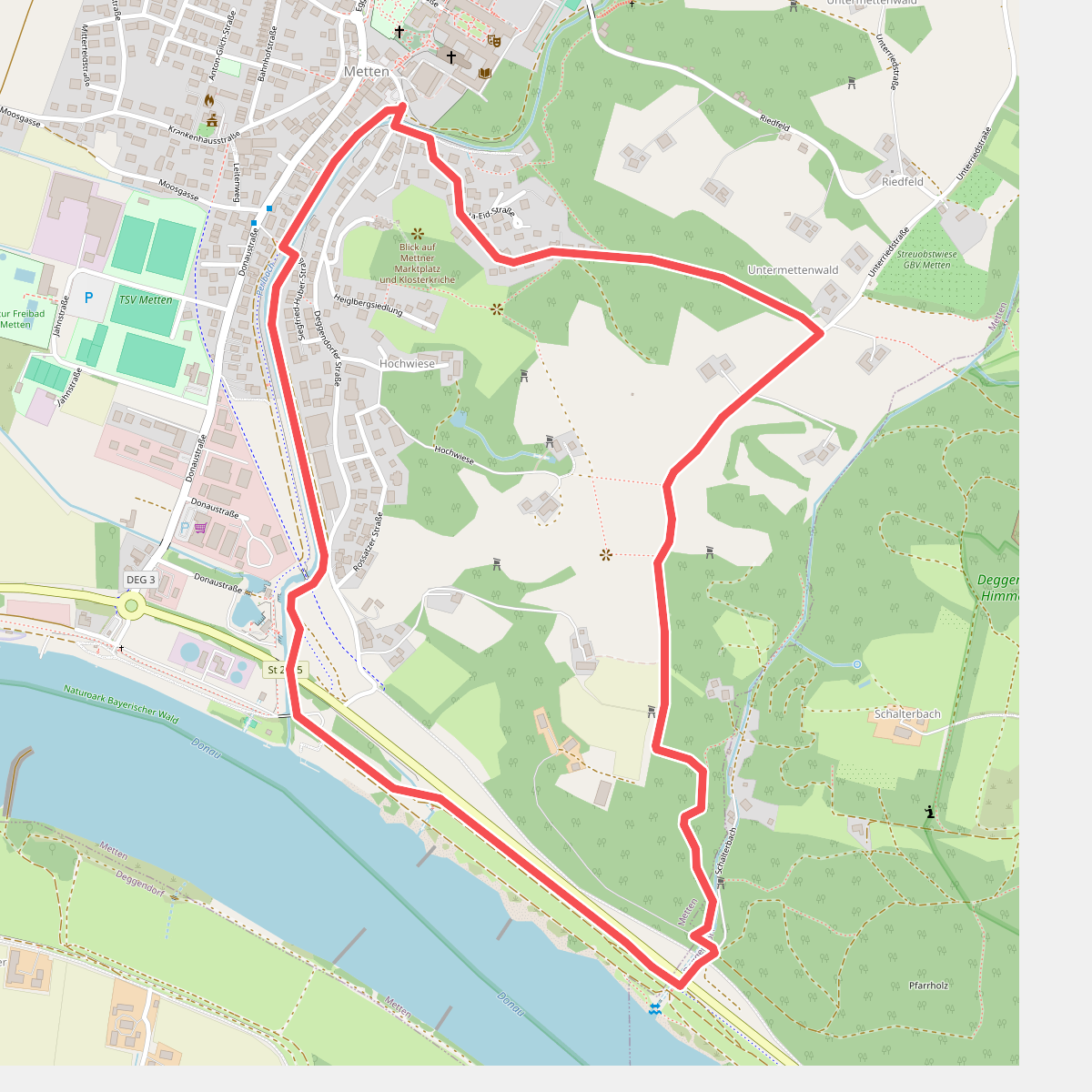 Mettener Rundwanderweg Nr. 9