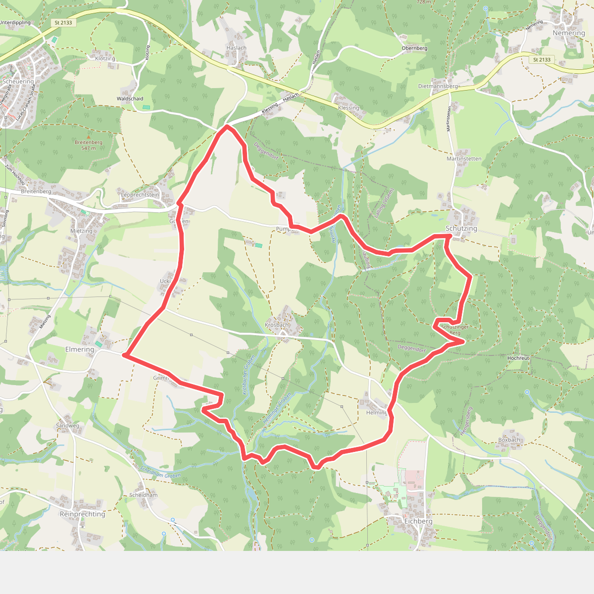 Deggendorf Rundwanderweg Nr. 4