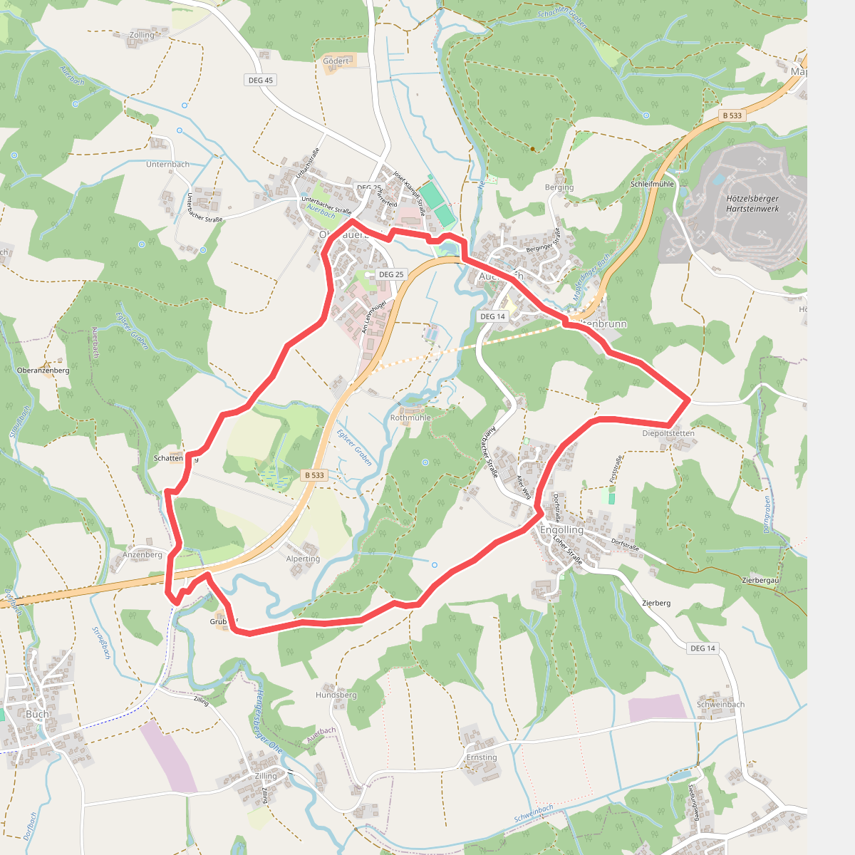 Wanderweg Grubhof