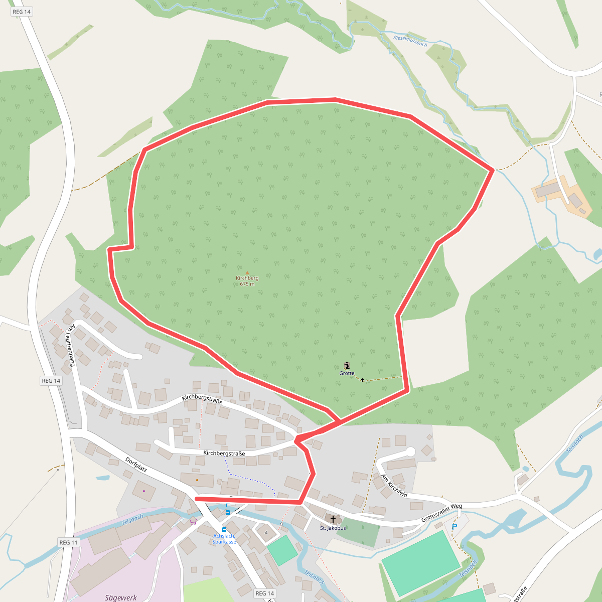 Achslacher Rundweg "Kirchberg"