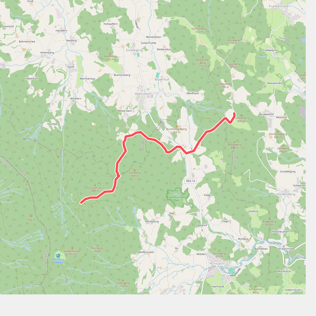 Achslacher Zielweg Nr. 5
