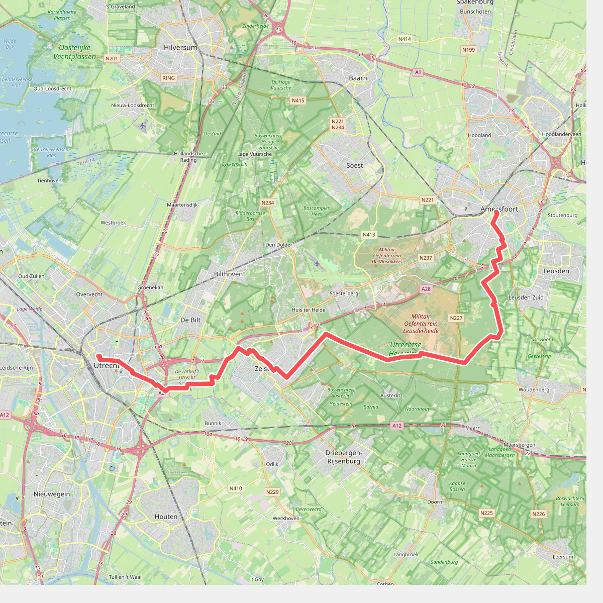 Amersfoort - Utrecht · Jacobsweg Amsvorde etappe 5