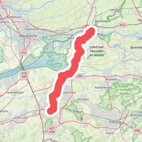Gorinchem - Breda · Jacobsweg Amsvorde etappe 7