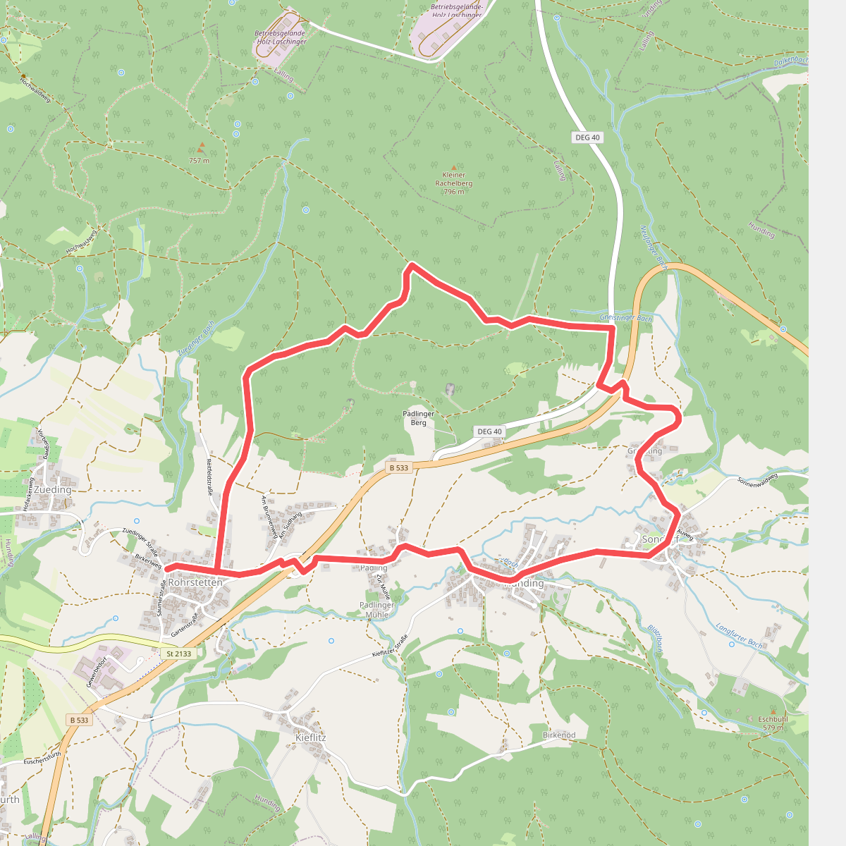 Hundinger Rundwanderweg Nr. 11