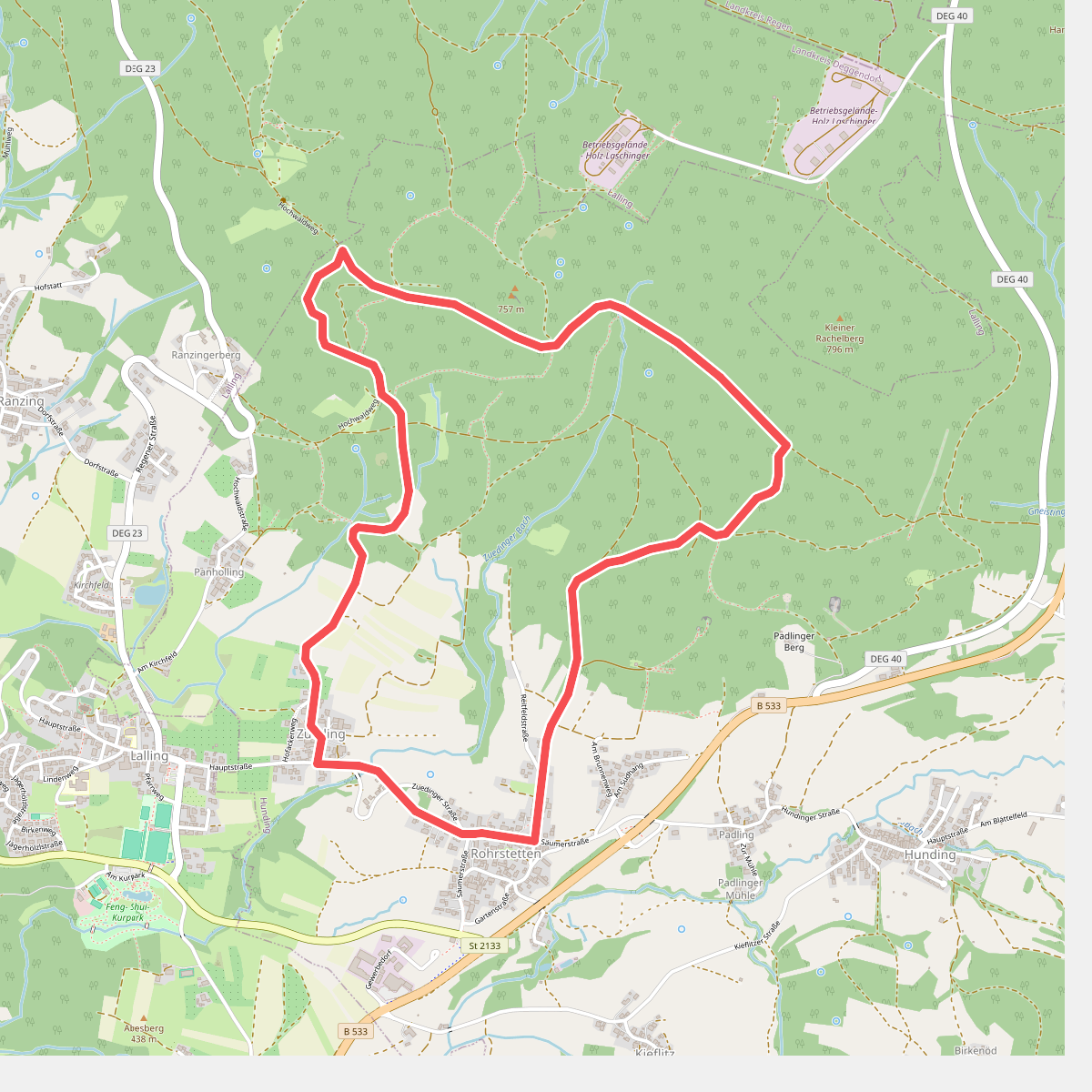 Hundinger Rundwanderweg Nr. 12