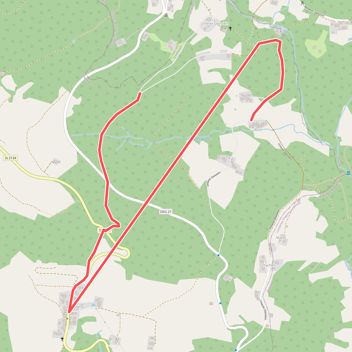 Nr. 25a: Bergwaldrunde