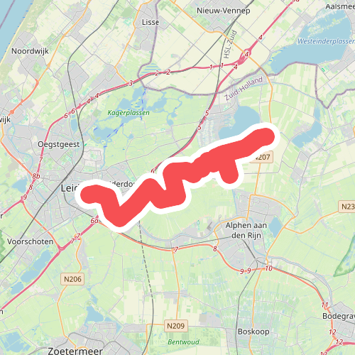 Rijnsaterwoude - Leiden · Marskramerpad etappe 18