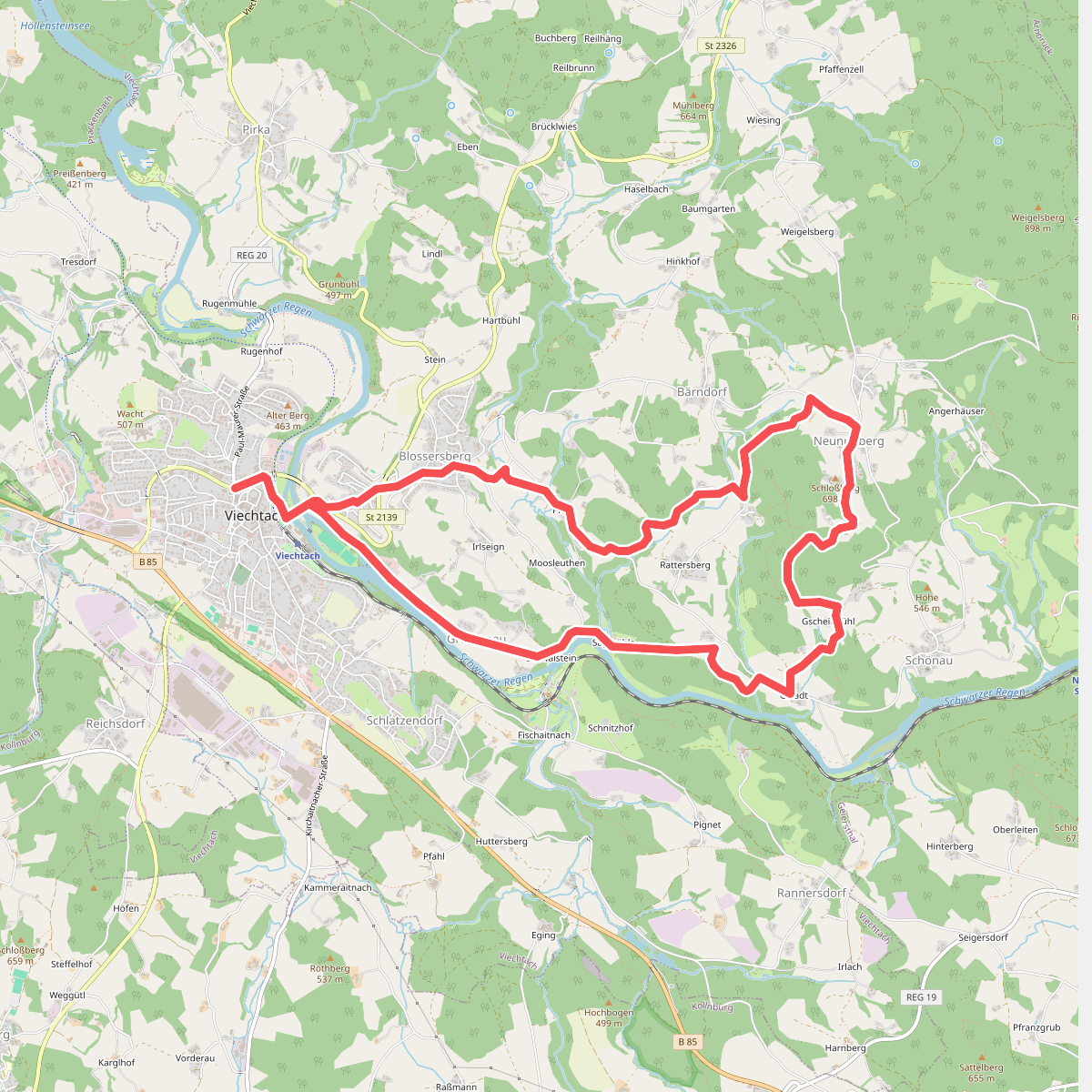 Viechtach, Rundweg Nr. 4
