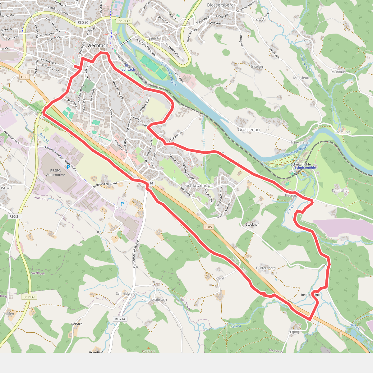 Viechtach, Rundweg Nr. 5
