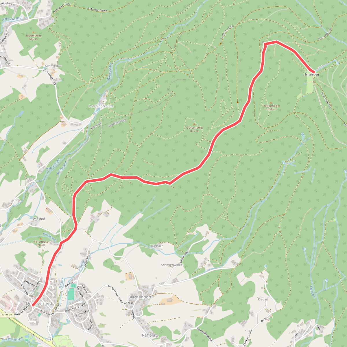 Drachselsried: Dr1 - Scharebenweg