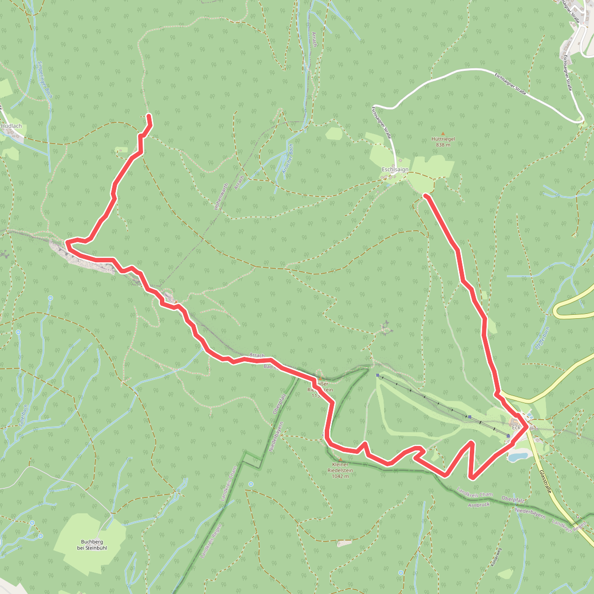 Arrach: Ar6 - Kaitersberg-Panoramaweg