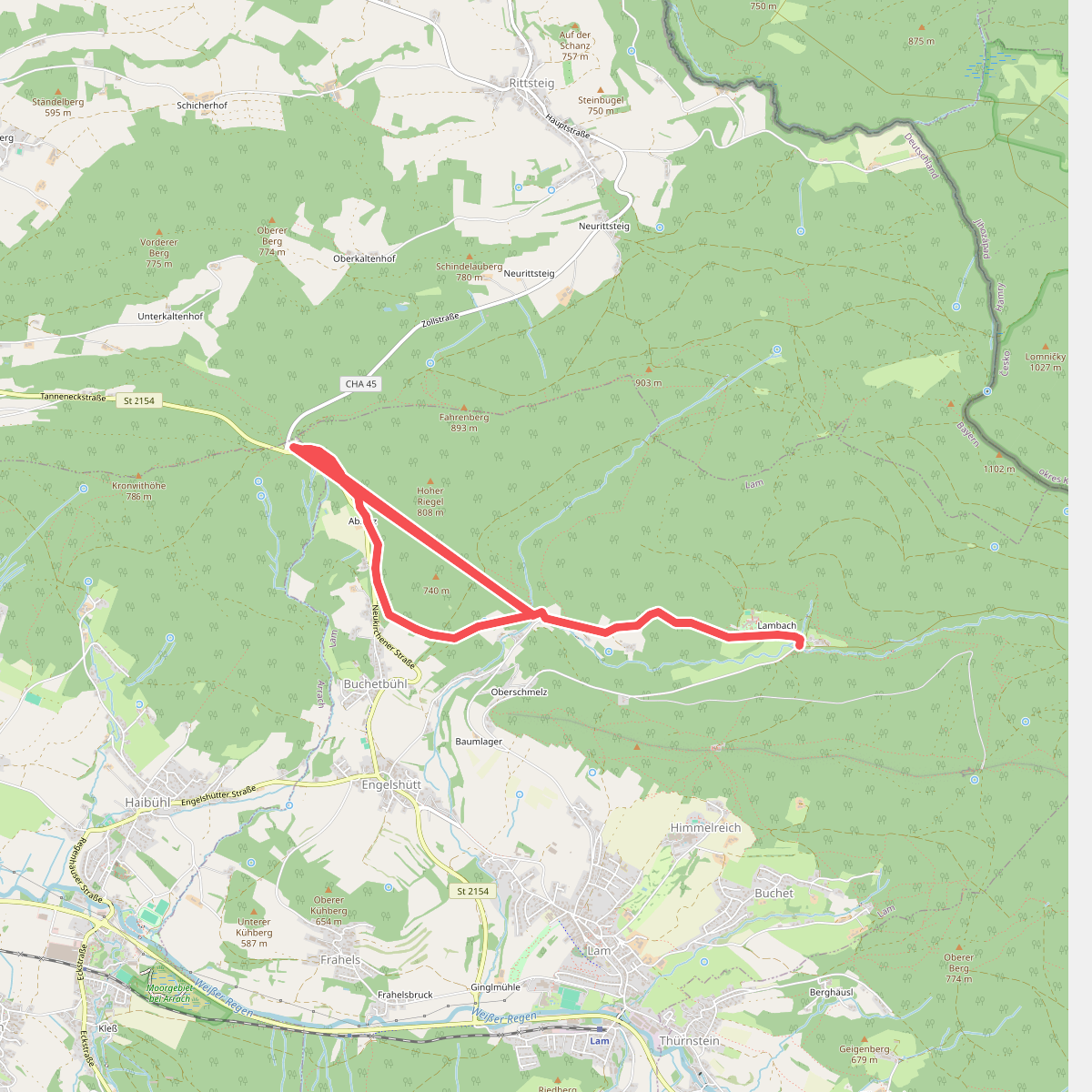 L 5 Lam - Hoher Riegel - Tanneneck