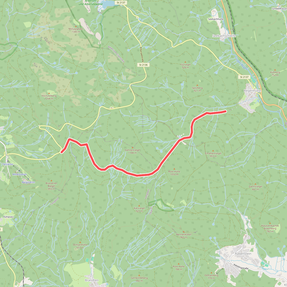 3 Schönebene - Regenhütte