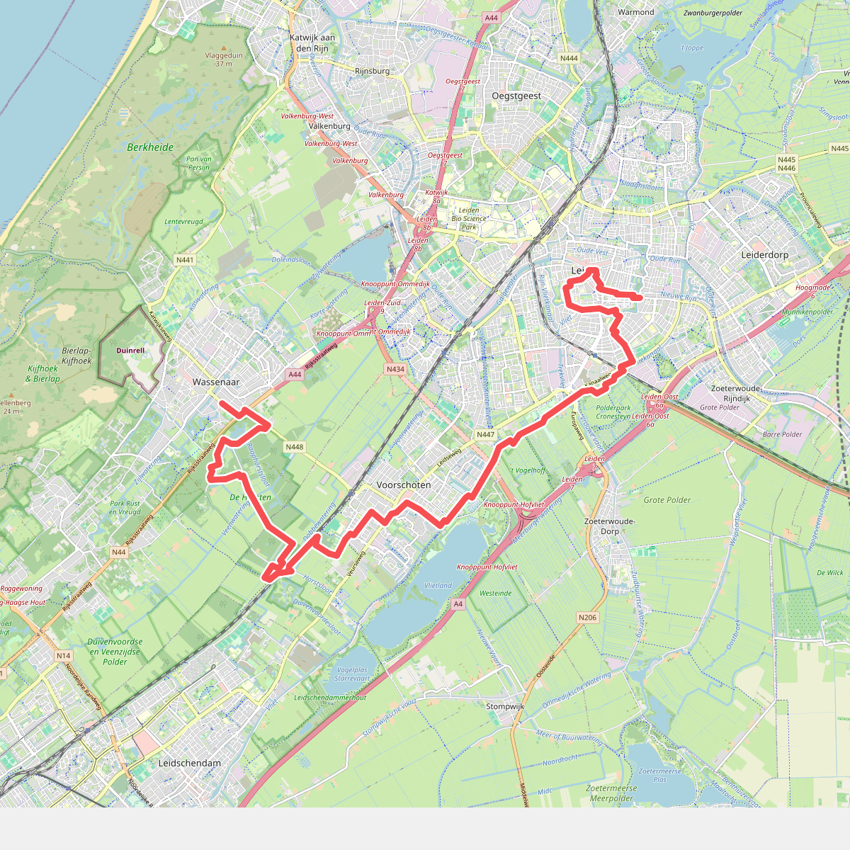 Leiden - Wassenaar · Marskramerpad etappe 19