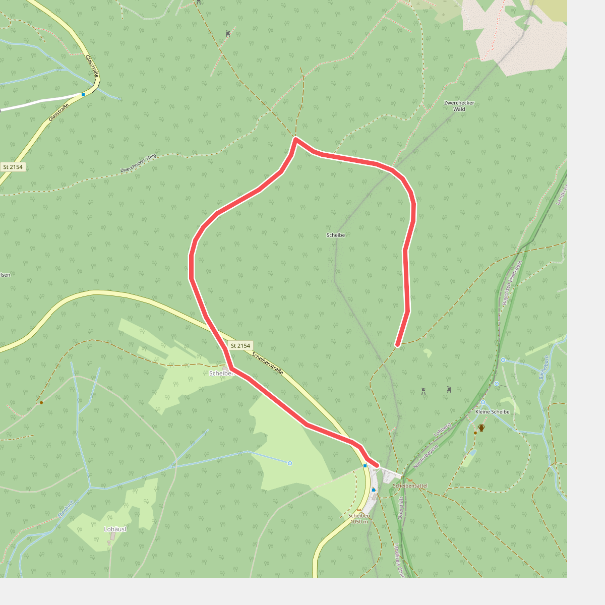 W1 (Lohberg, Winterwanderweg)