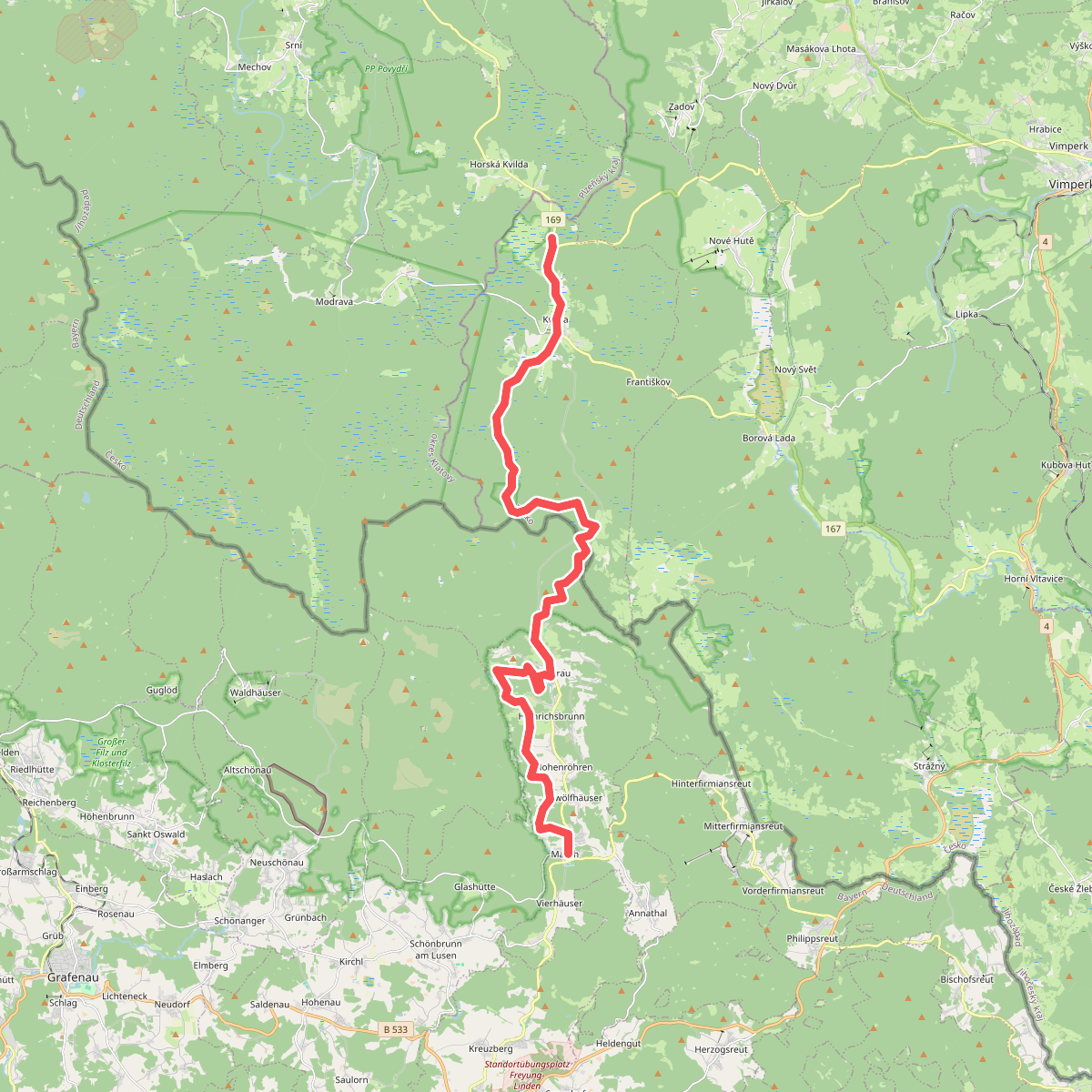 Mauth - Kašperské Hory