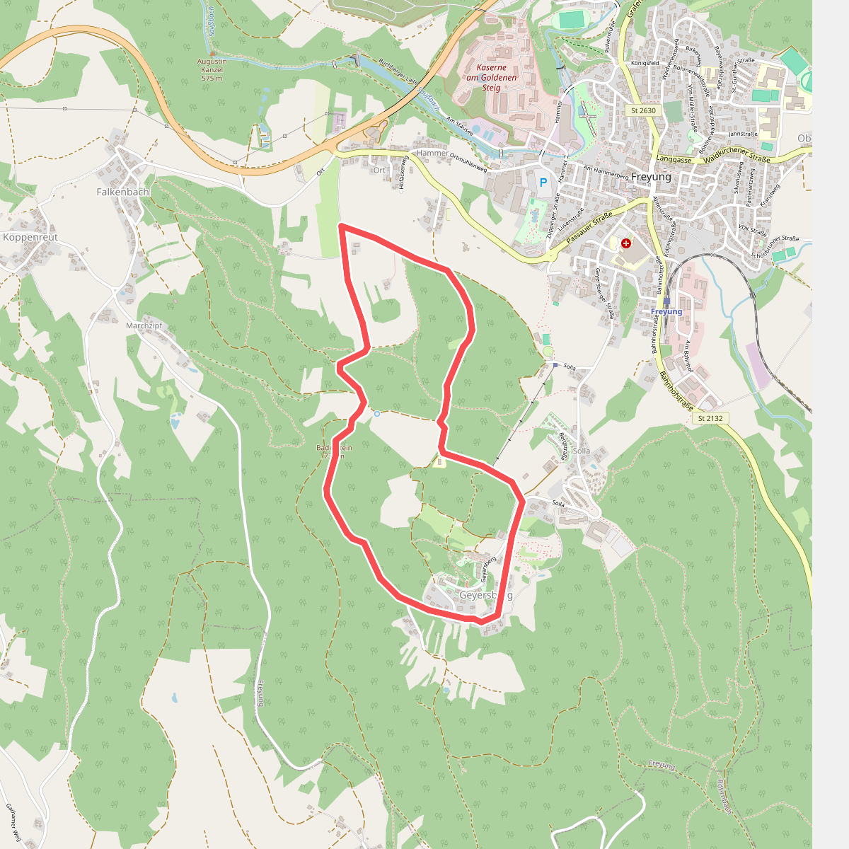 Rundwanderweg Nr. 12: Geyersberg - Mertersberg - Baderstein