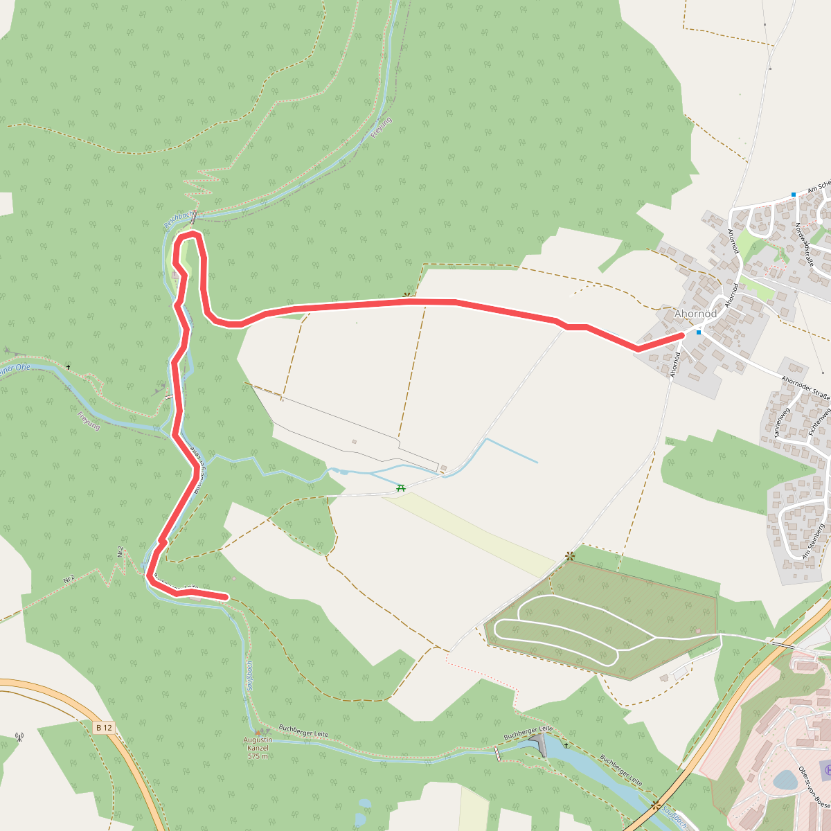 Rundwanderweg Nr. 1a: Saußbach - Reschbach