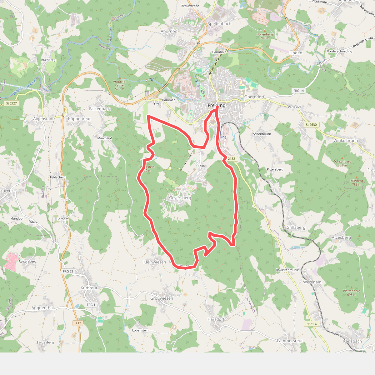 Rundwanderweg Nr. 7: Ochsenberg - Am heißen Stein