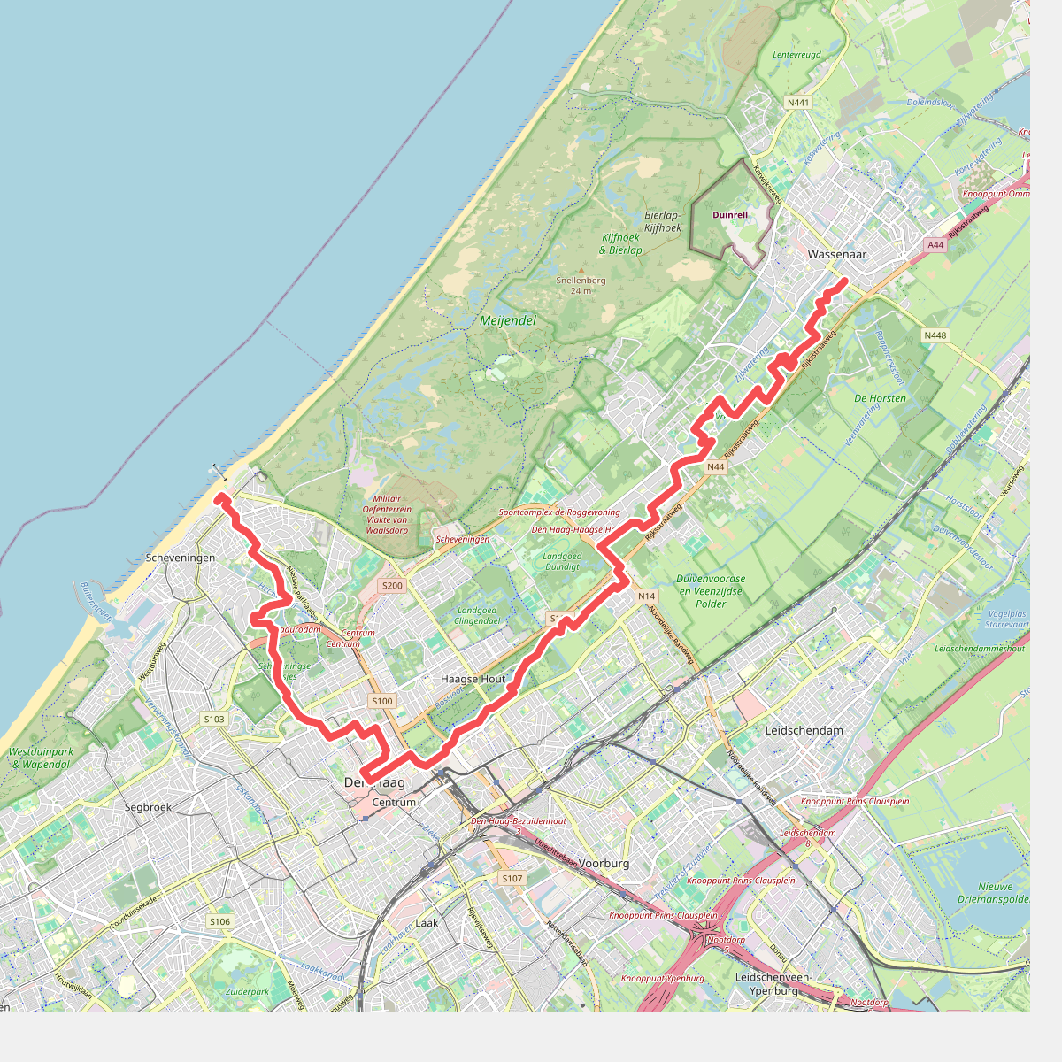 Wassenaar - Scheveningen · Marskramerpad etappe 20