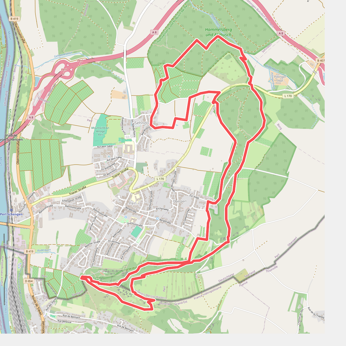 Traumschleife Panoramaweg Perl