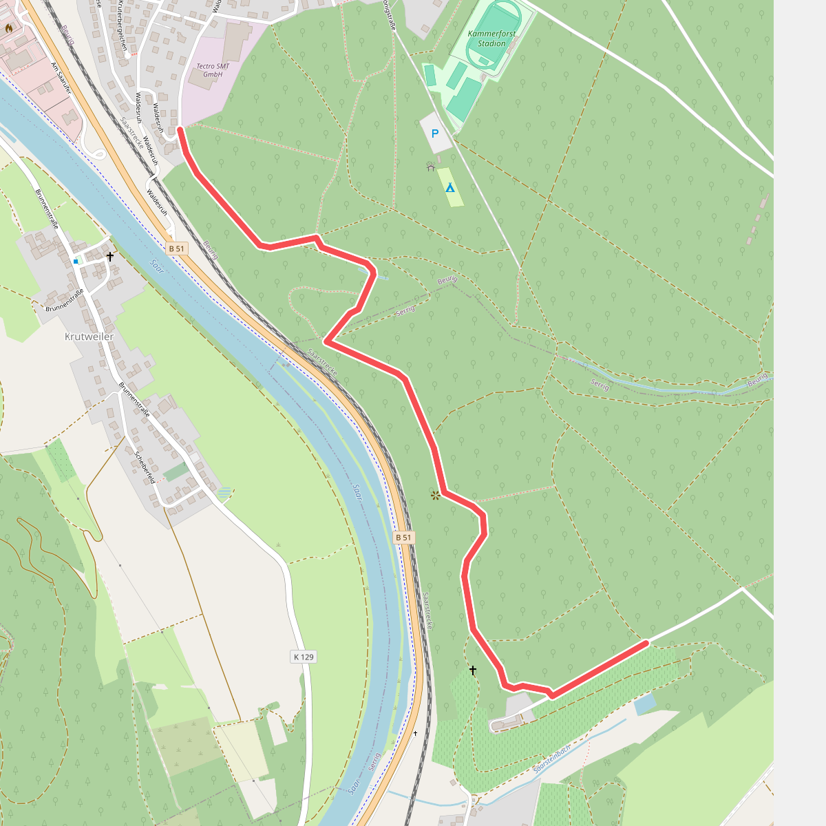 Laufstrecke