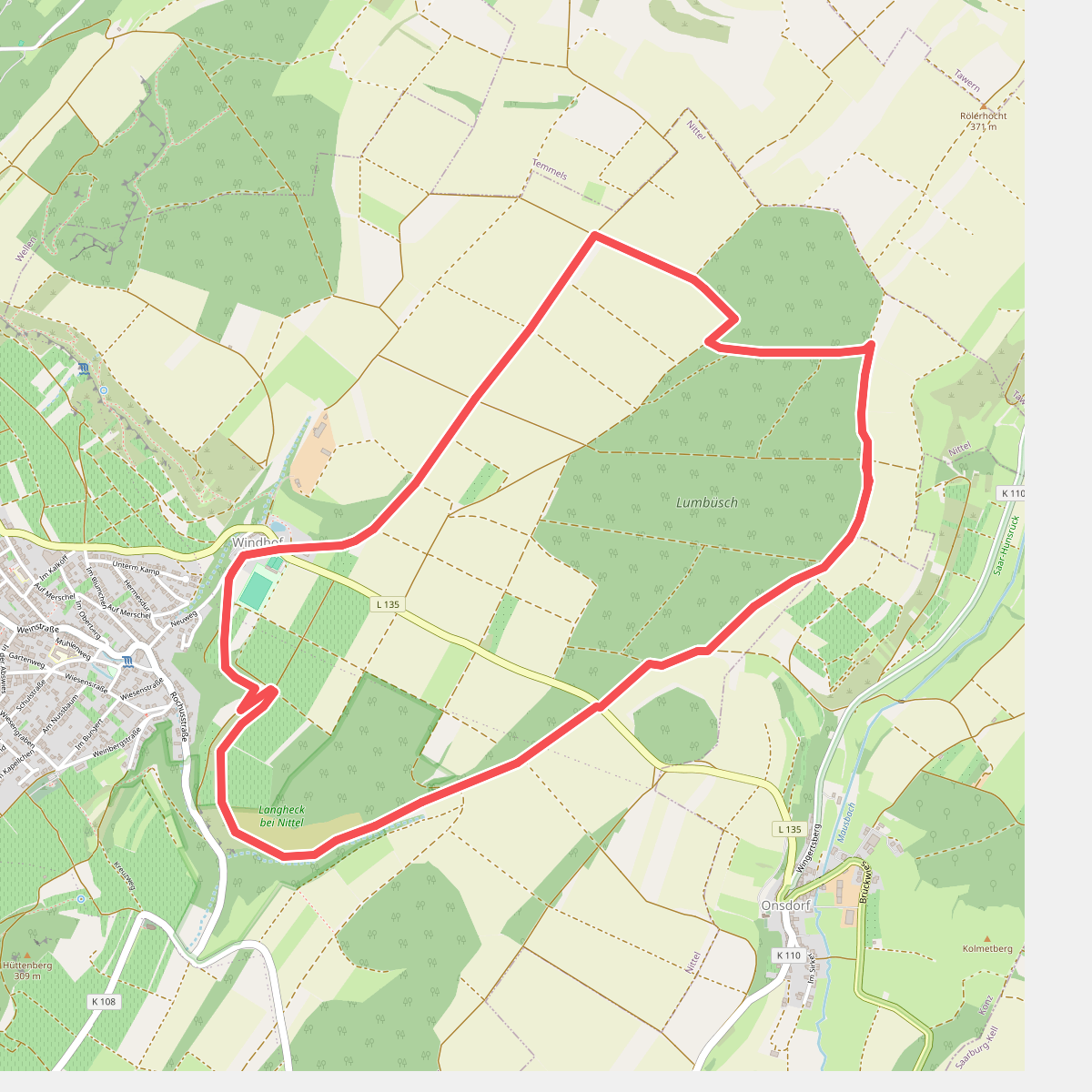 Orchideenweg Nittel